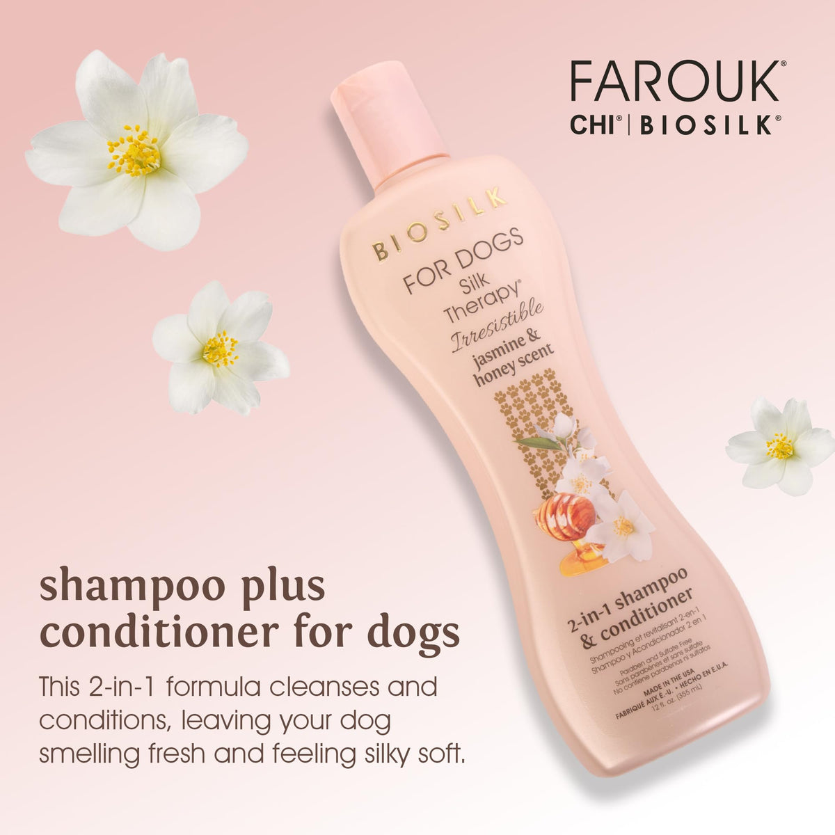 Dog Shampoo and Conditioner 12 Fl Oz S18677