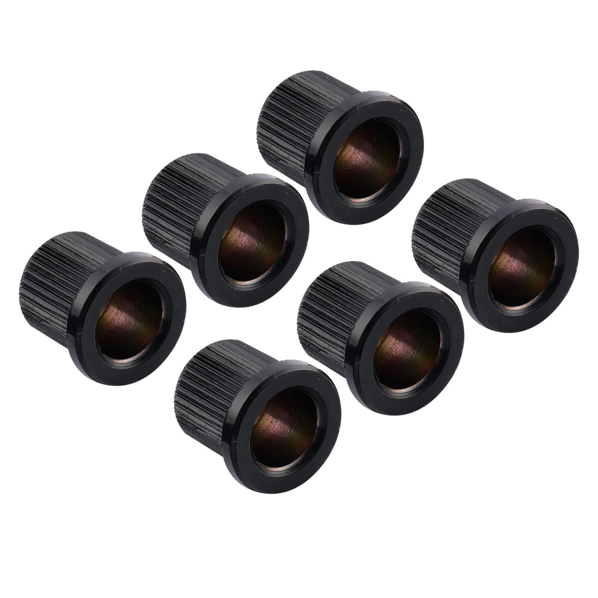 Guitar String Ferrules, Black (Set of 6) L32945