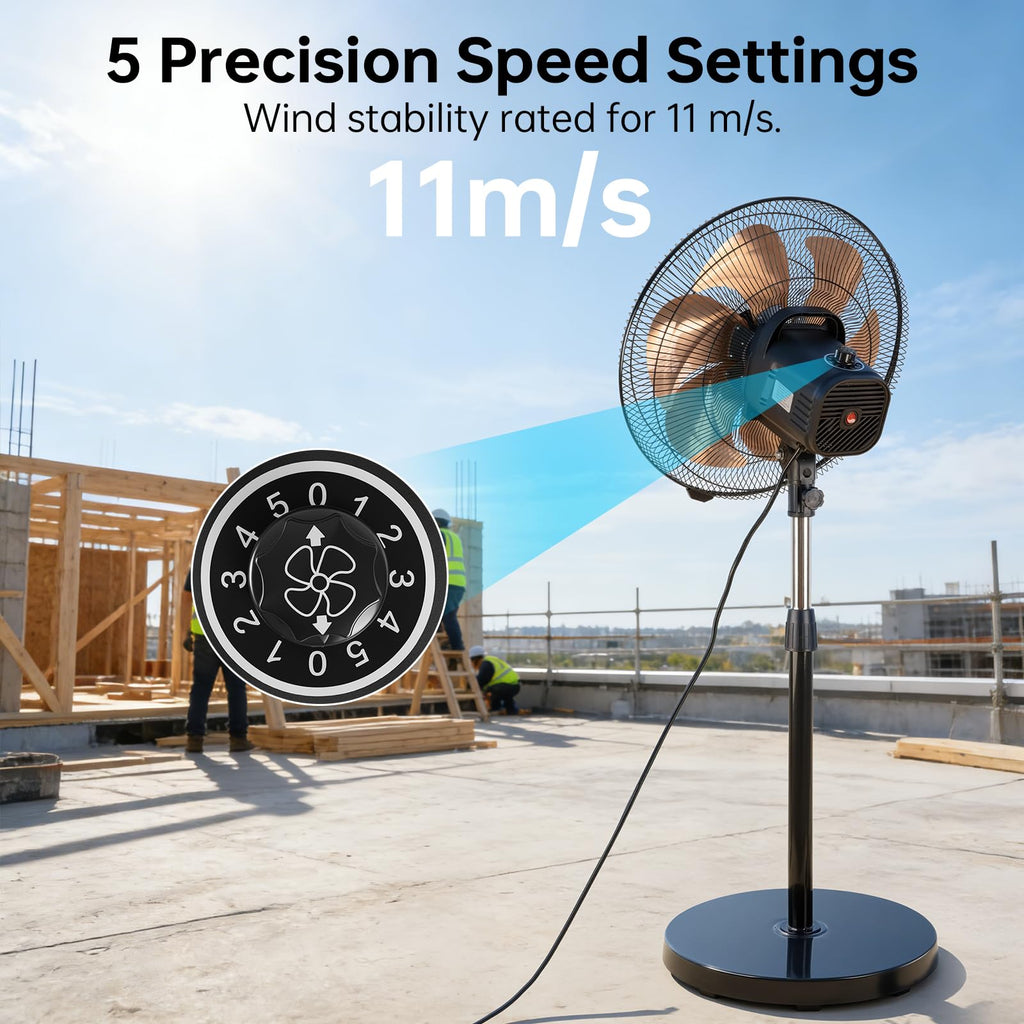 18 Inch Oscillating Metal Stand Fan F116