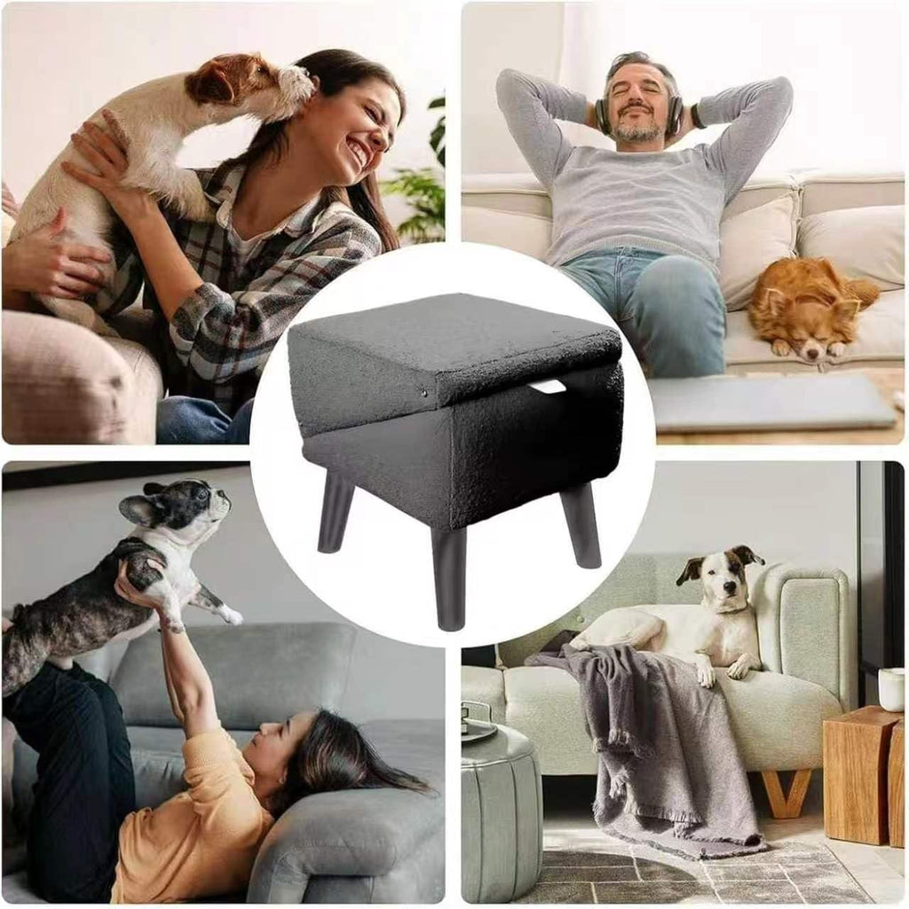 Foldable Dog Ramp Convertible Dog Steps Ottoman L989