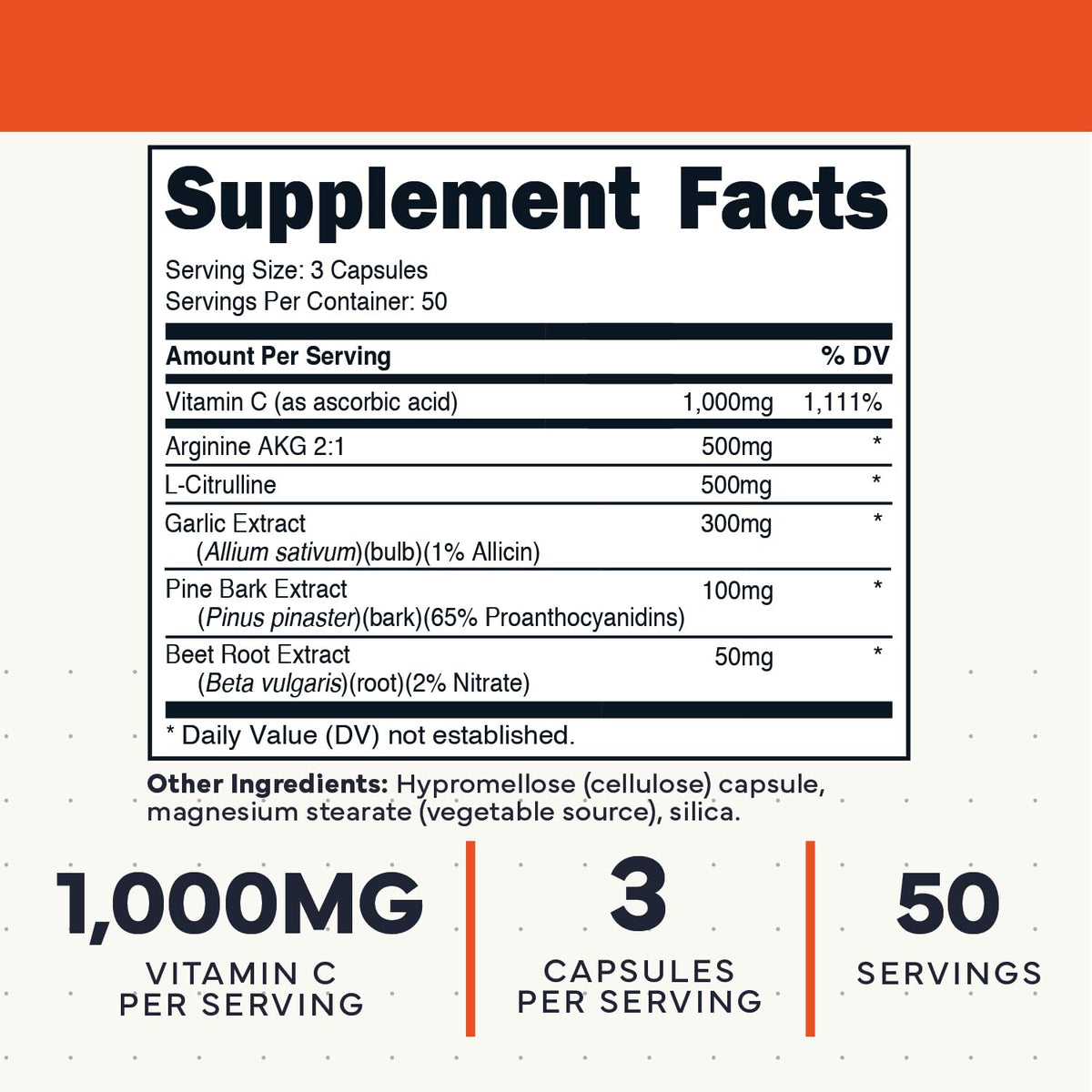 Nitric Oxide Booster 150 Veggie Capsules Y3879