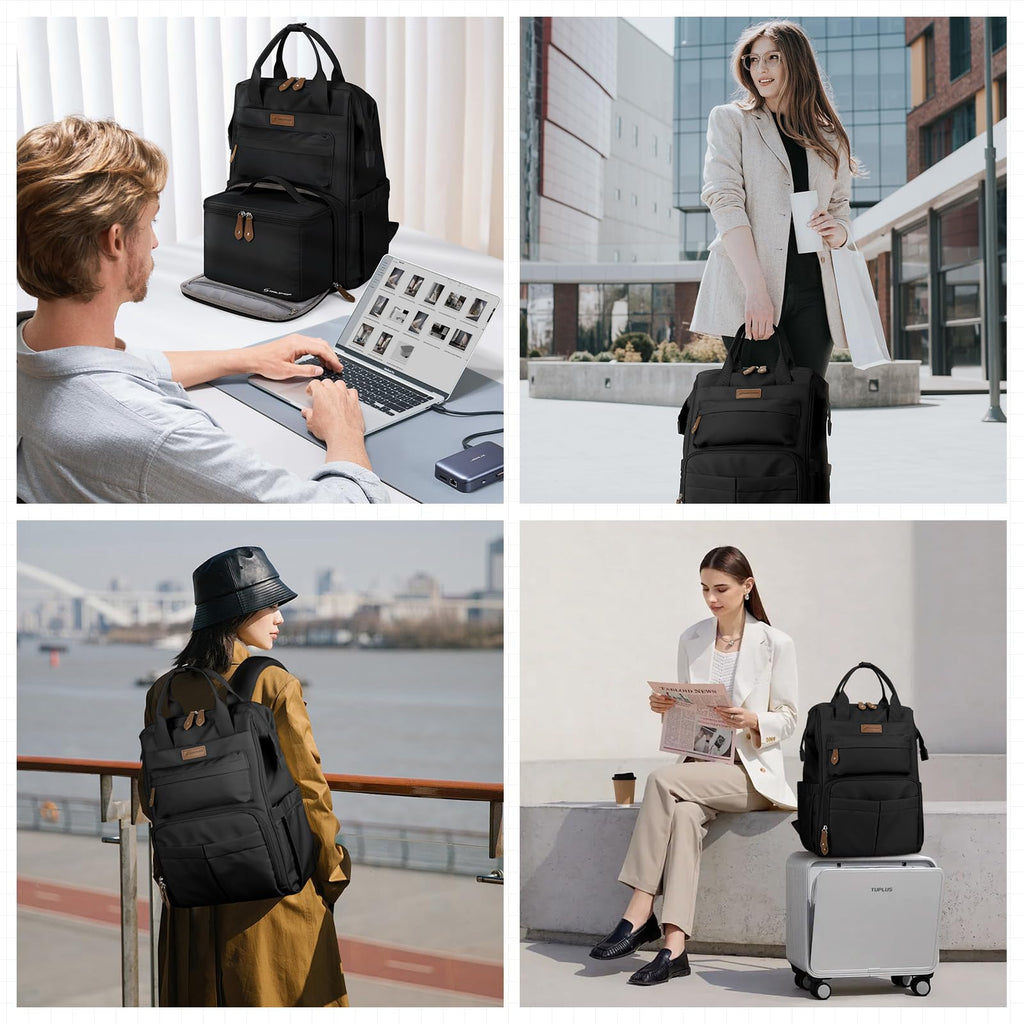15.6-17.3" Laptop Backpack with Lunch Box V777265