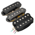 Alnico 5 Staggered Guitar Pickups Set Black A702