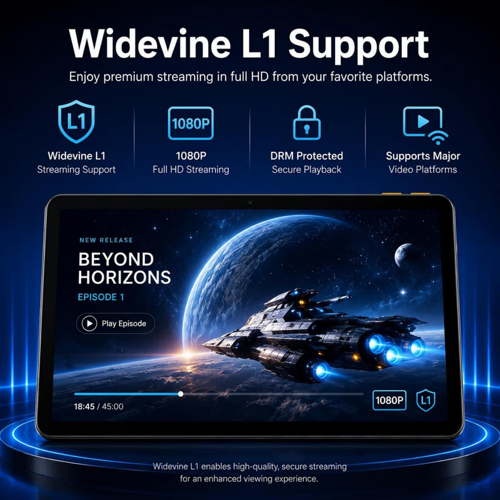 Android 15 Tablet 10.1 in 12GB RAM 64GB ROM X9248