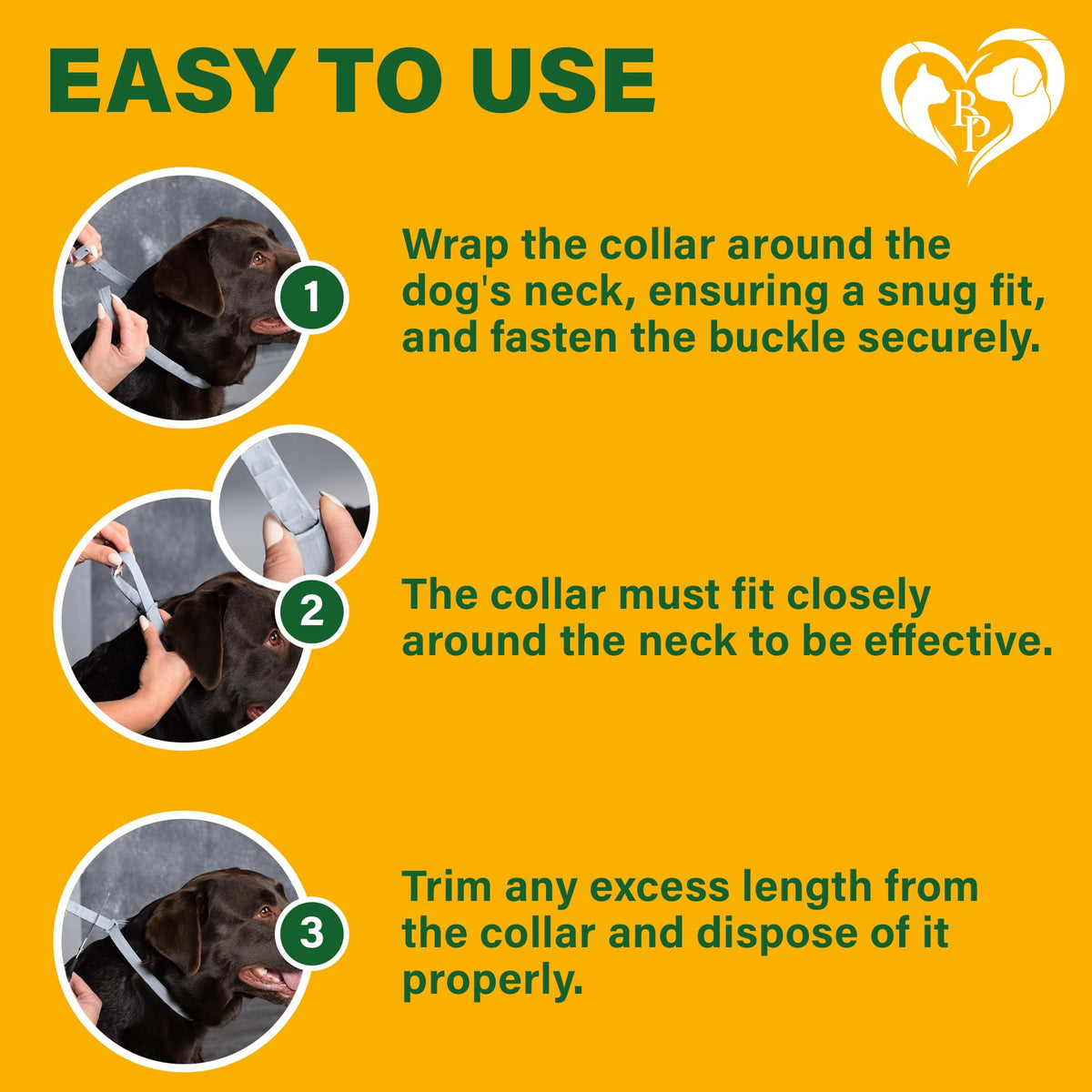 Natural Flea & Tick Collar for Dogs V192