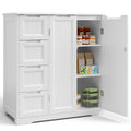Storage Cabinet with 4 Drawers & 2 Doors C603501