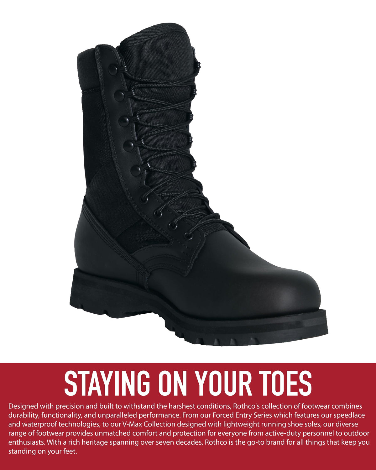 8 Inch Tactical Boots V807