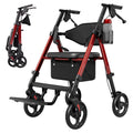 Lightweight Rollator Walkers Wheelchair Combo with Seat U975789
