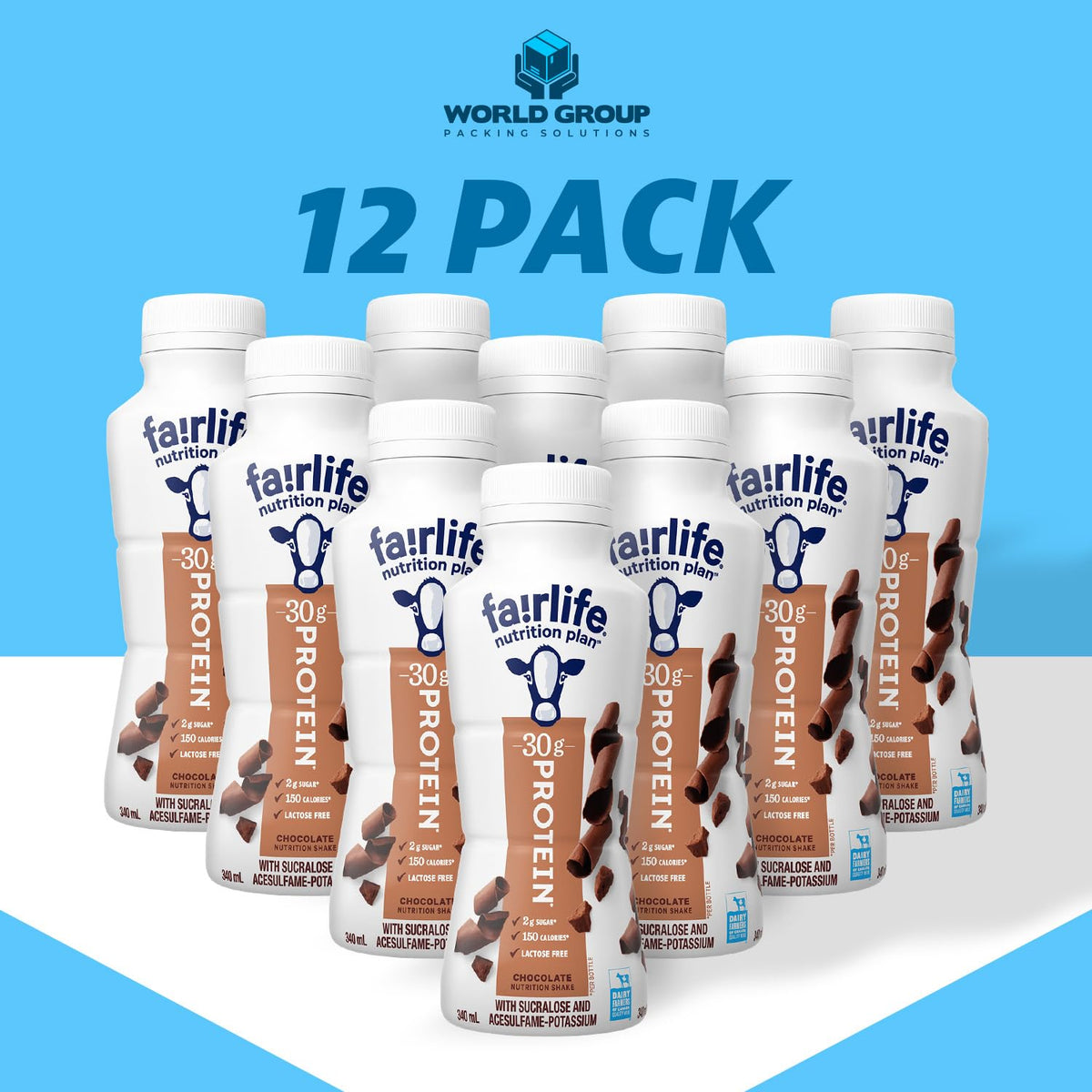 High Protein Chocolate Shake 11.5 Fl Oz (Pack of 12) D648235