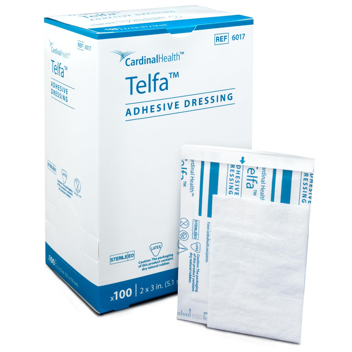 Sterile Adhesive Dressing 2" x 3" Pack of 100 P100960
