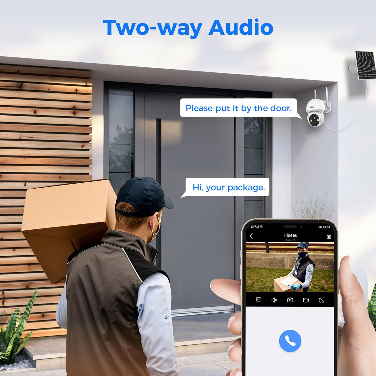 Solar Security Camera 4 Cam-Kit 4MP Wireless O432433