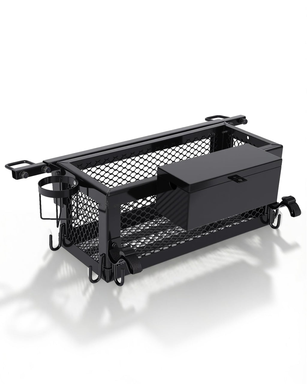 Heavy Duty Tractor Tool Box Basket Attachment 24x10x10in Storage Box T83861