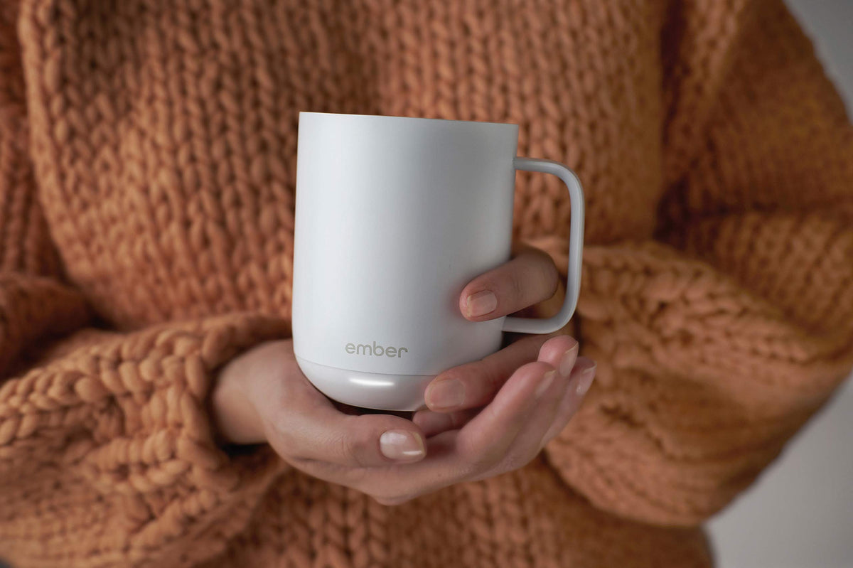 White 10 Ounce Temperature Control Smart Mug F986819