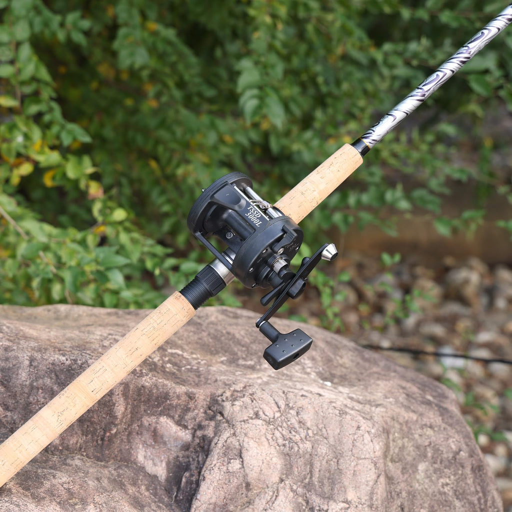 Carbon Glass Composite Fishing Rod with Stainless Steel Line Guides V236