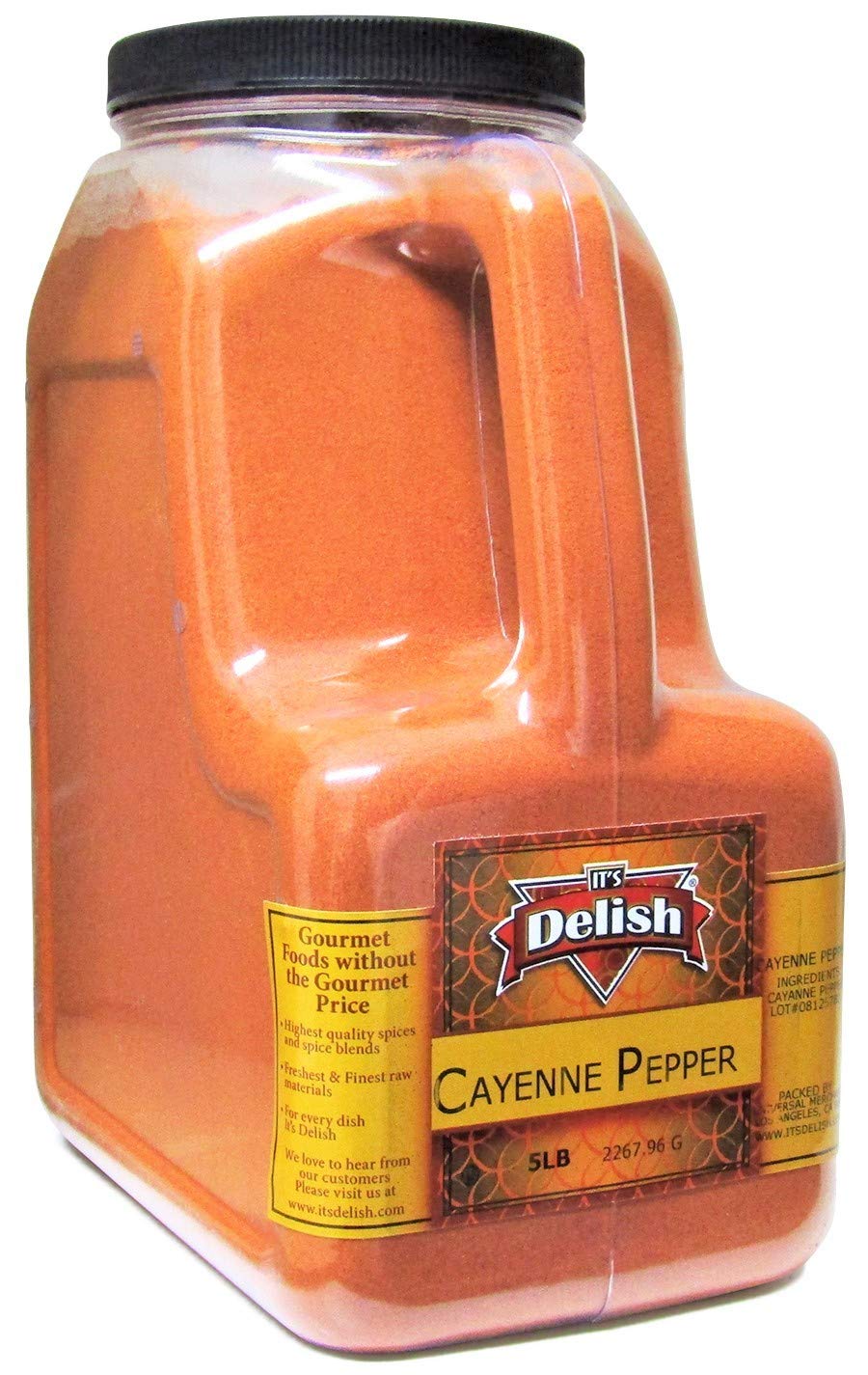 Cayenne Pepper Powder 5 LBS All-Natural Kosher Non-GMO D572