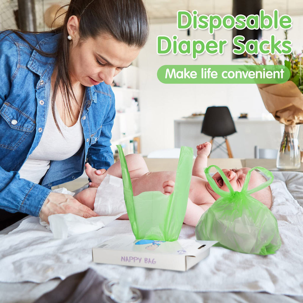 1600 Count Scented Disposable Diaper Bags T737357