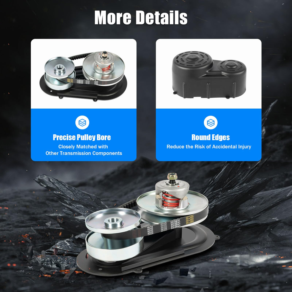 Torque Converter Kit with 3/4 Drive Pulley Clutch C93295