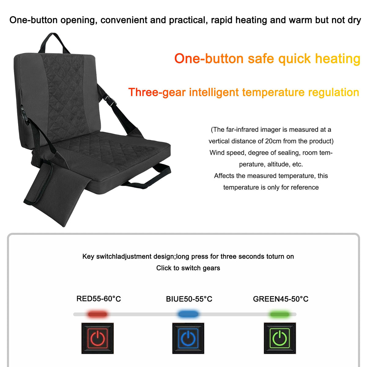 Warm Seat Cushion with Back Support P935152