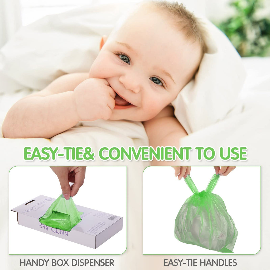 1600 Count Scented Disposable Diaper Bags T737357