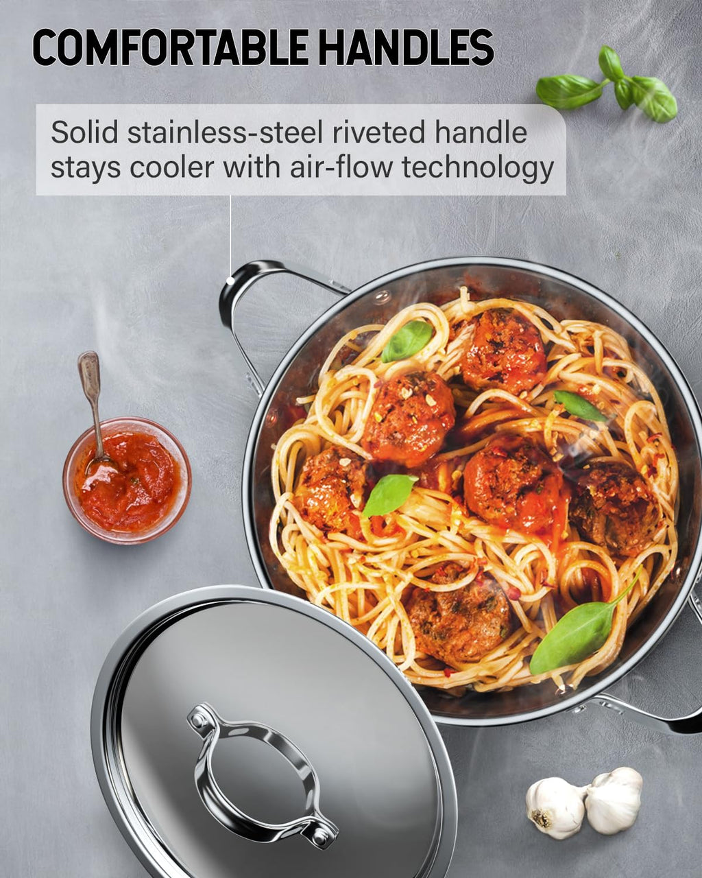 8 Quart Stainless Steel Stock Pot G401