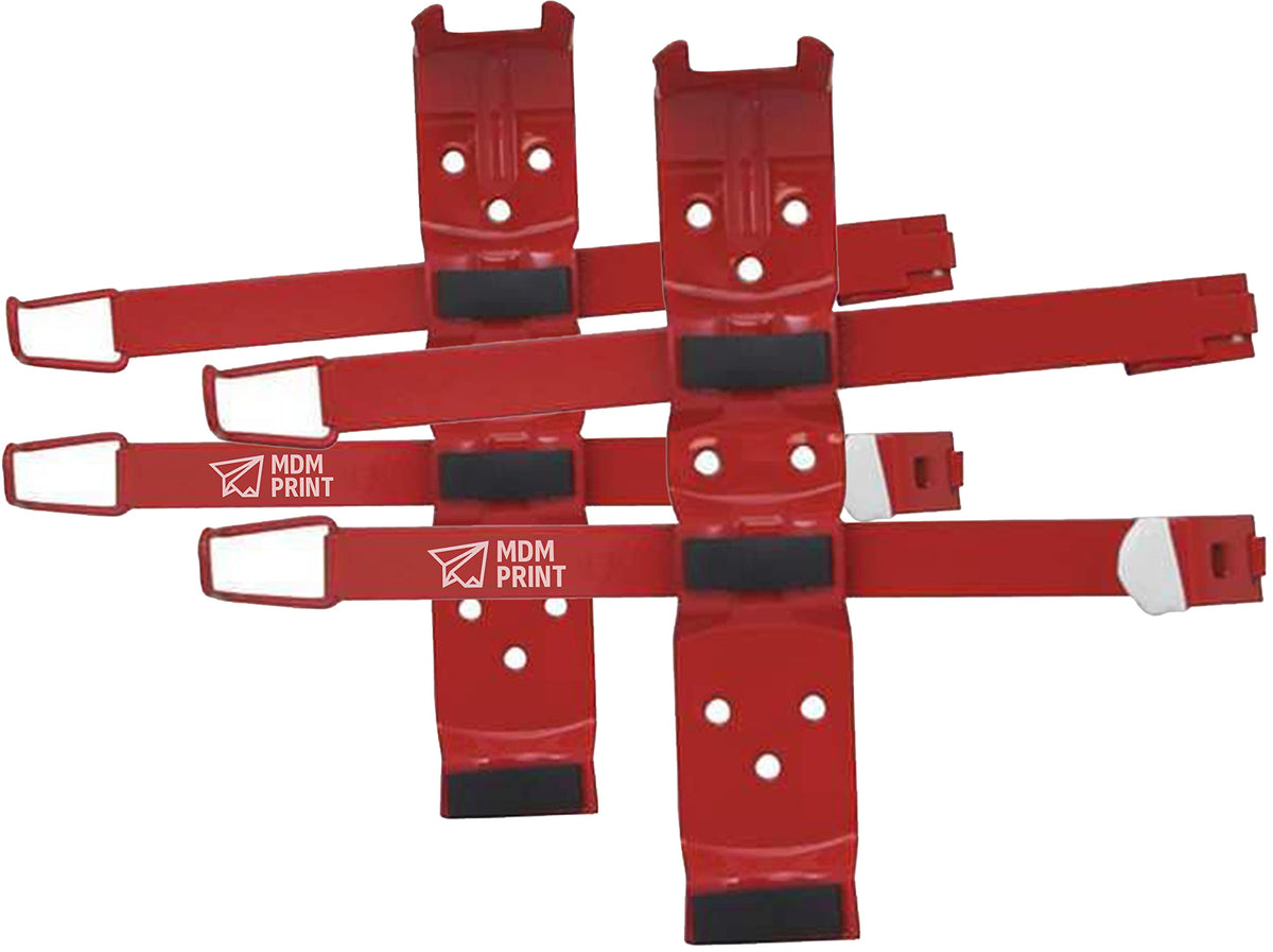 Fire Extinguisher Bracket, 3 in, 2.5 lb, Red X547027