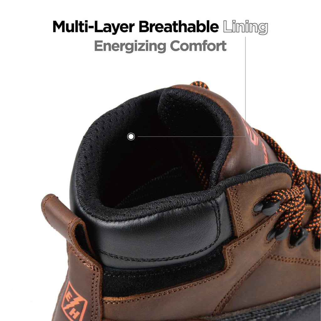 6in Waterproof Leather Work Boots X6355