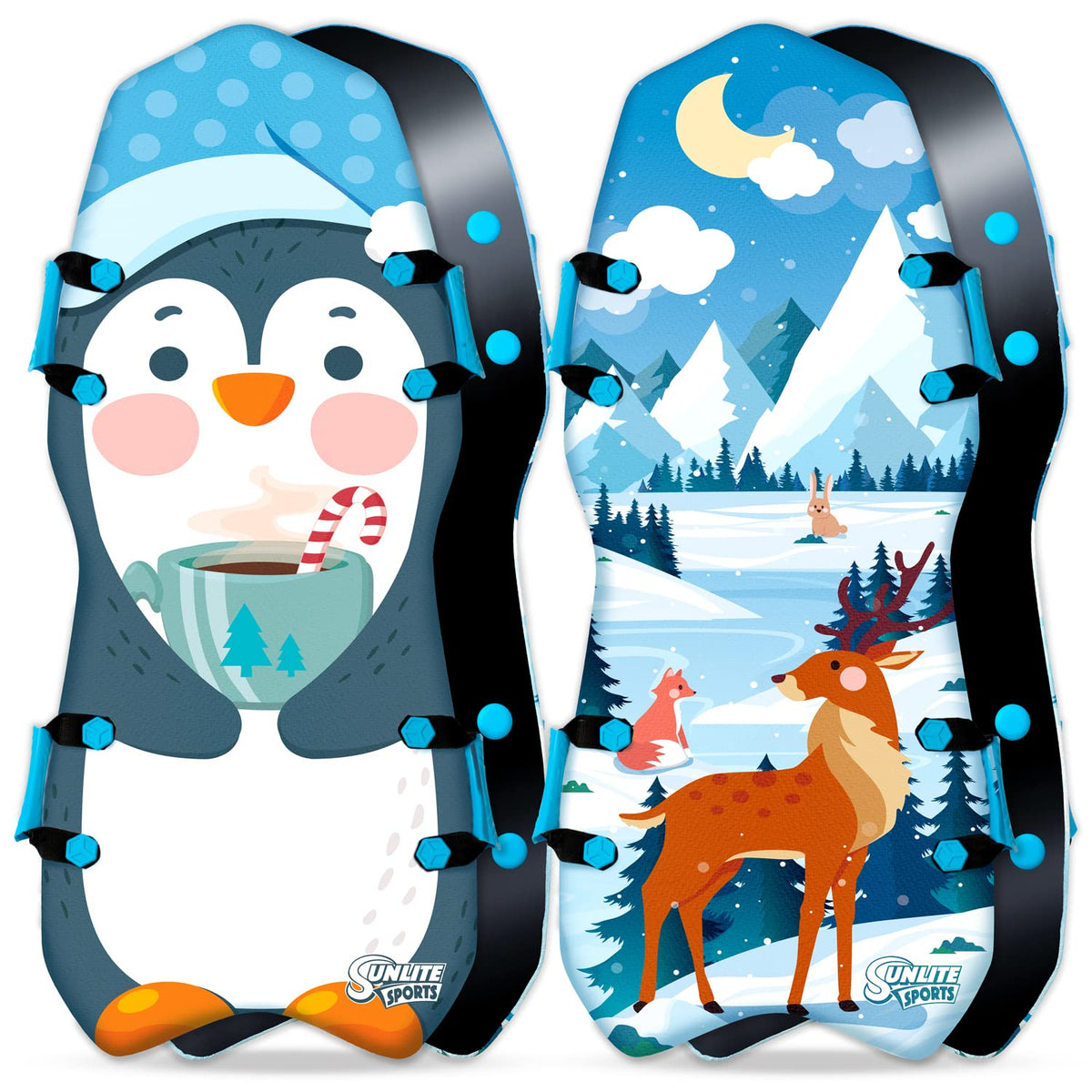45” Foldable Foam Snow Sled with Handles U96618
