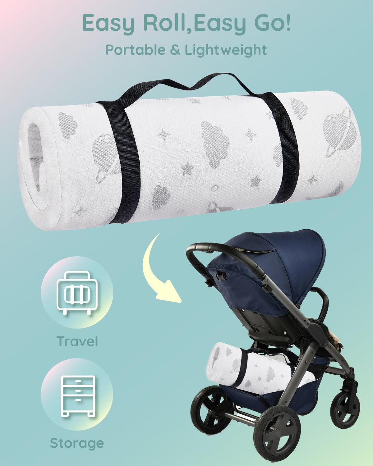Portable Playpen Mattress L704541