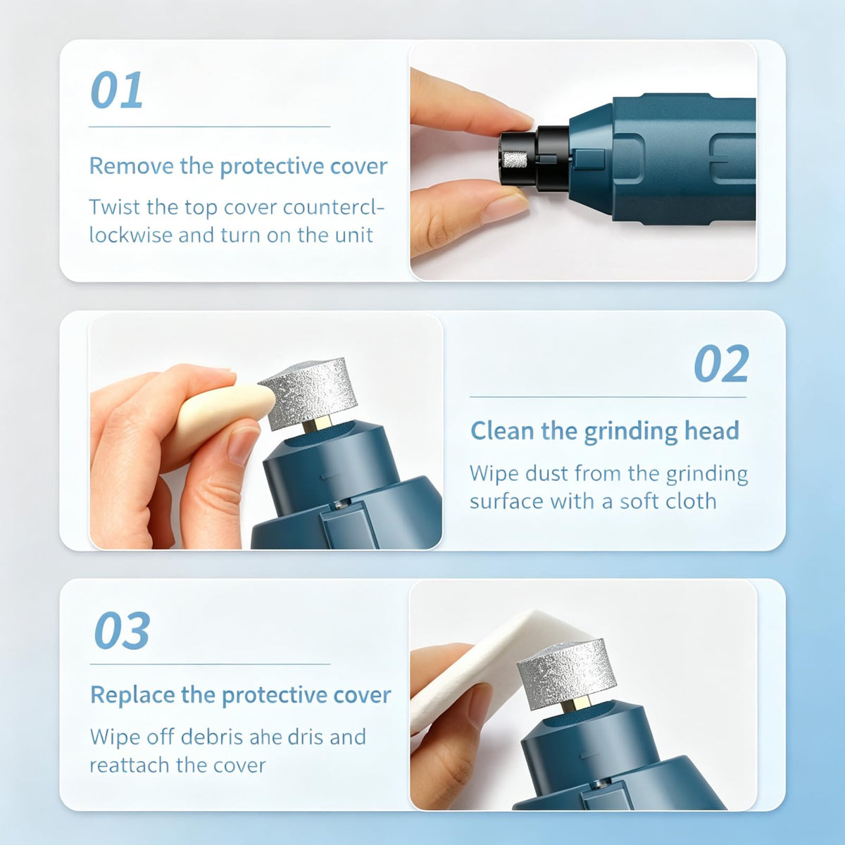 Dog Nail Grinder with 3 Ports, 2 Speeds R15178