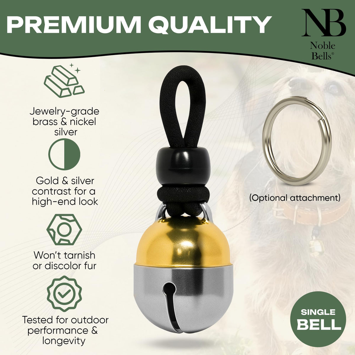 Extra Loud Collar Bell for Cat or Dog Z343