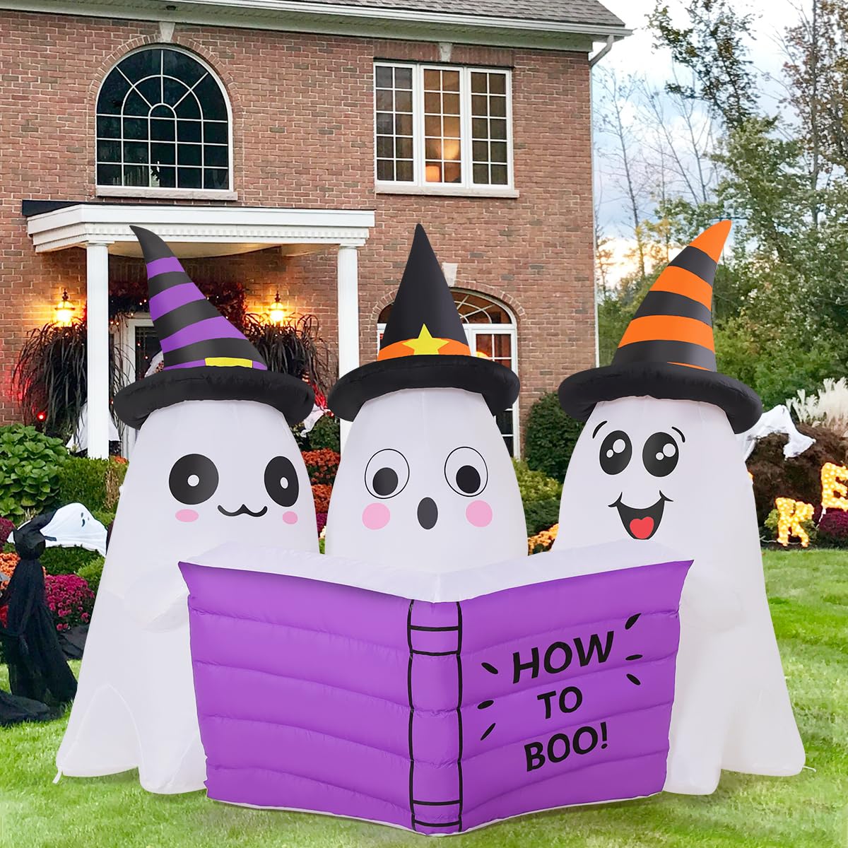 5.2FT Halloween Inflatables Ghost Outdoor Decoration with Built-in LEDs P869