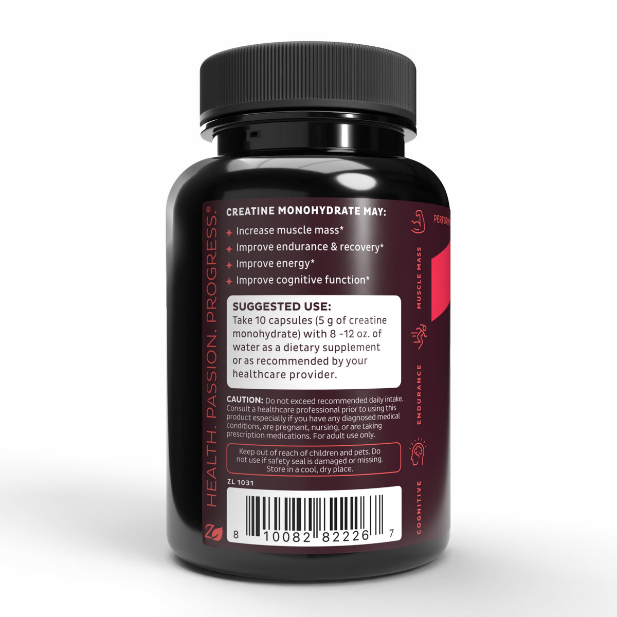 Micronized Creatine Monohydrate 5000mg 300 Capsules W6181