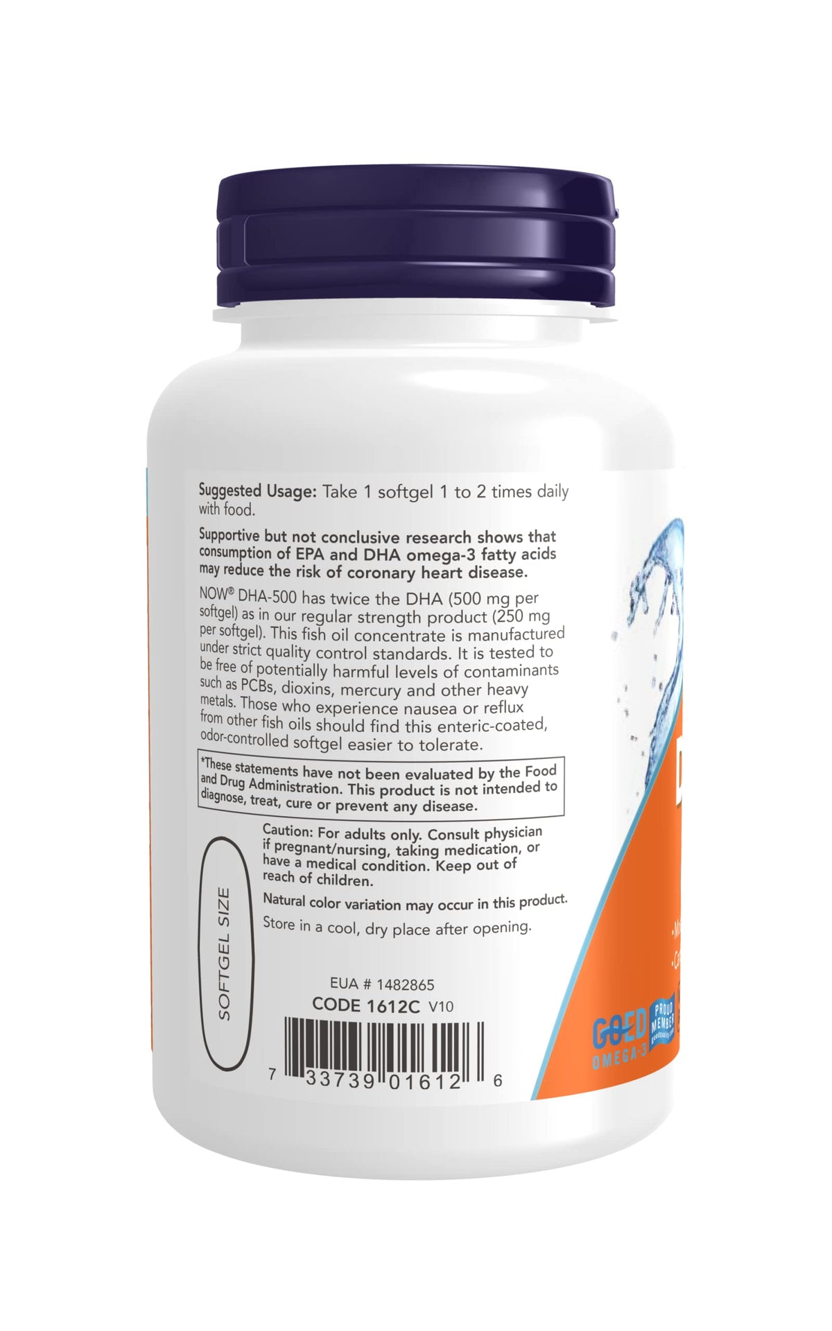 DHA-500 90 Softgels Pack of 2 N49019