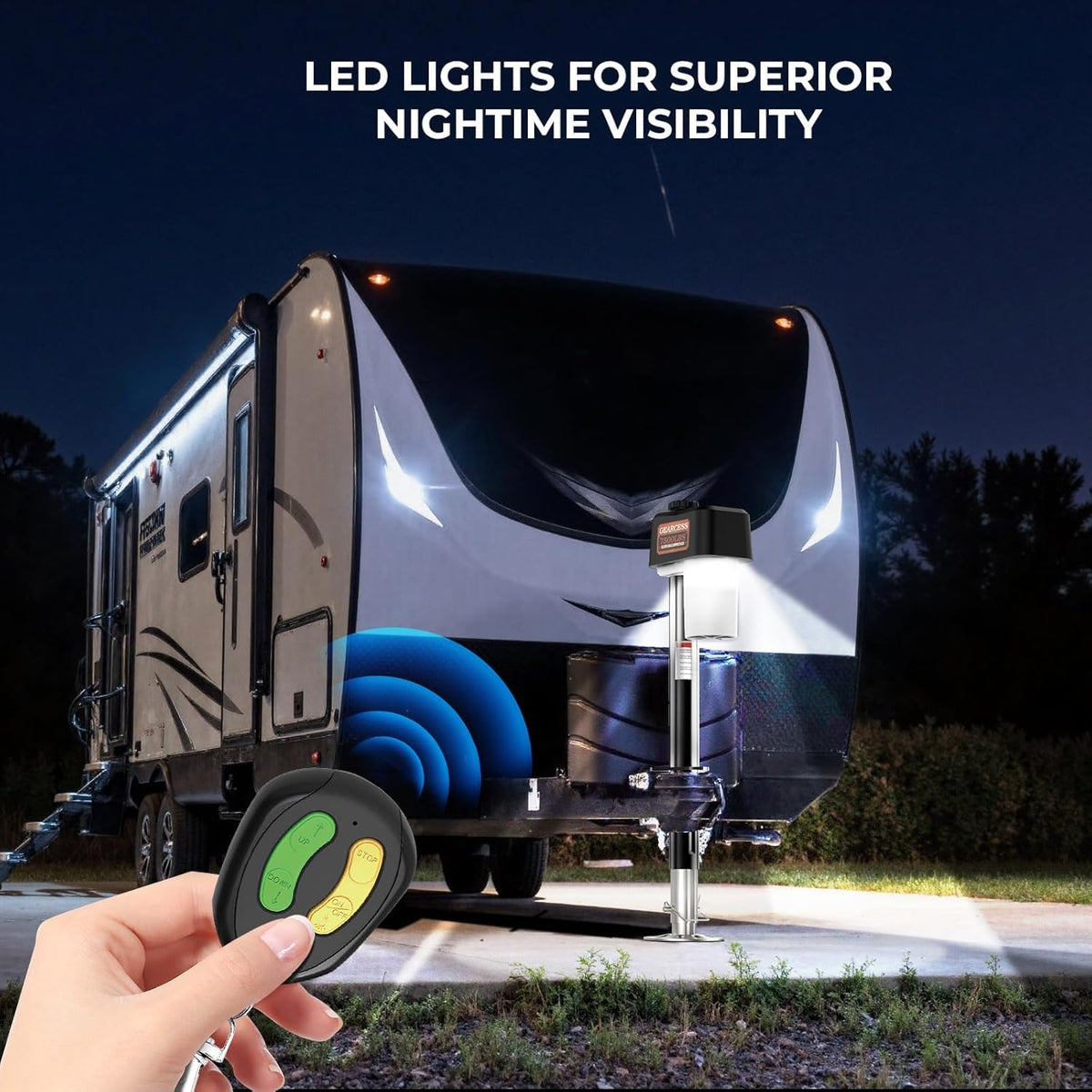 Electric Trailer Jack 7500LBS with Remote E167