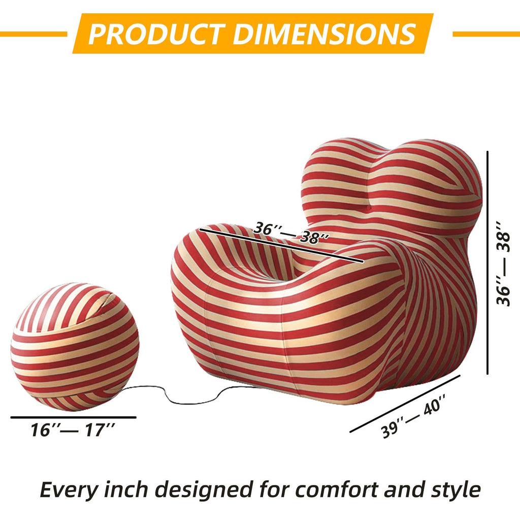 Memory Foam Bean Bag Chair with Filler Included V550