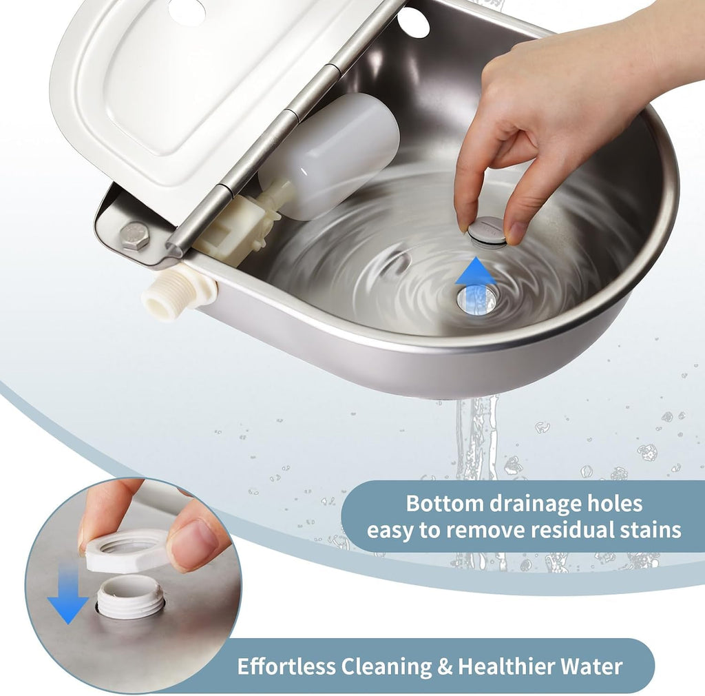 Stainless Steel Poultry Waterer V599
