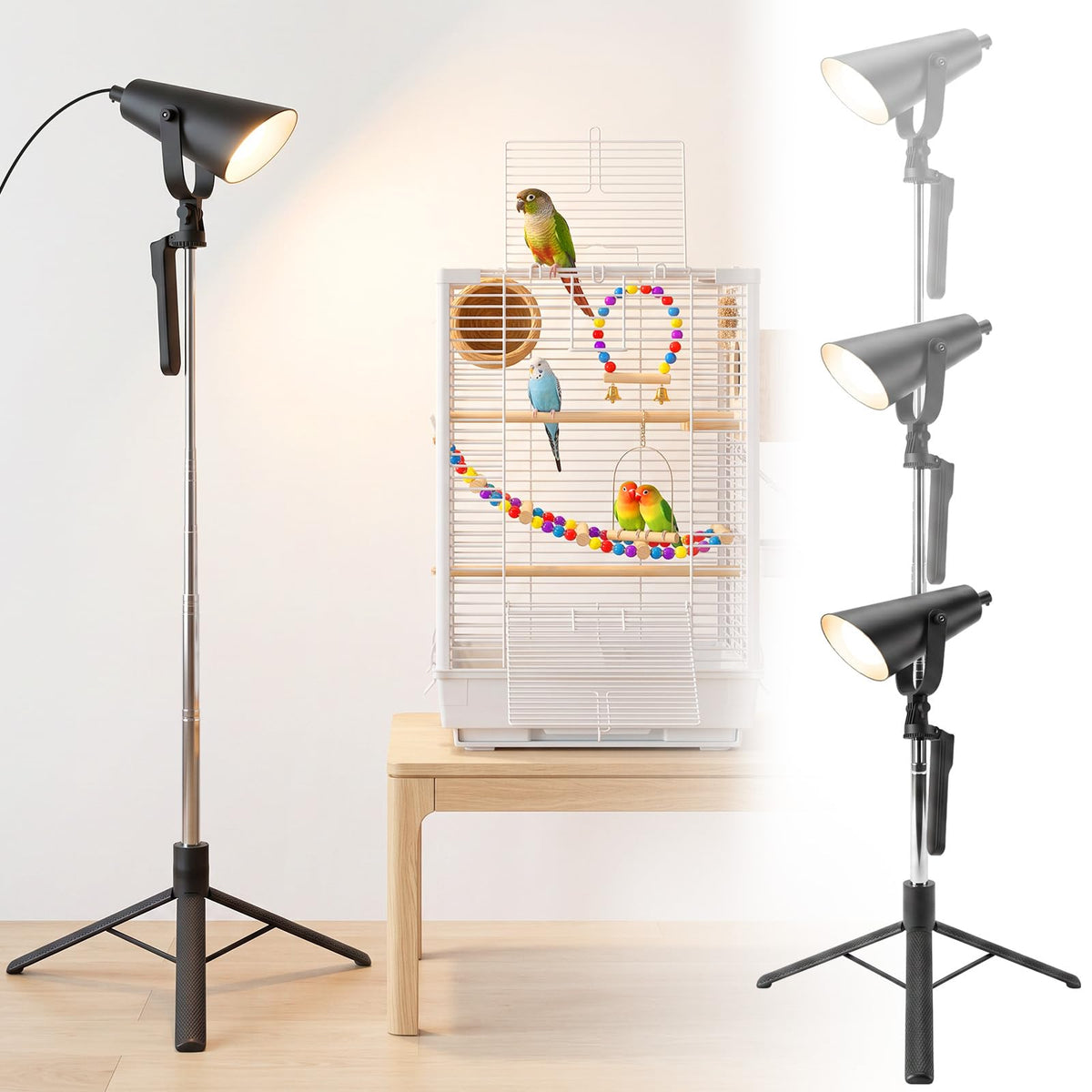 Bird Light with Adjustable Tripod Stand U98119
