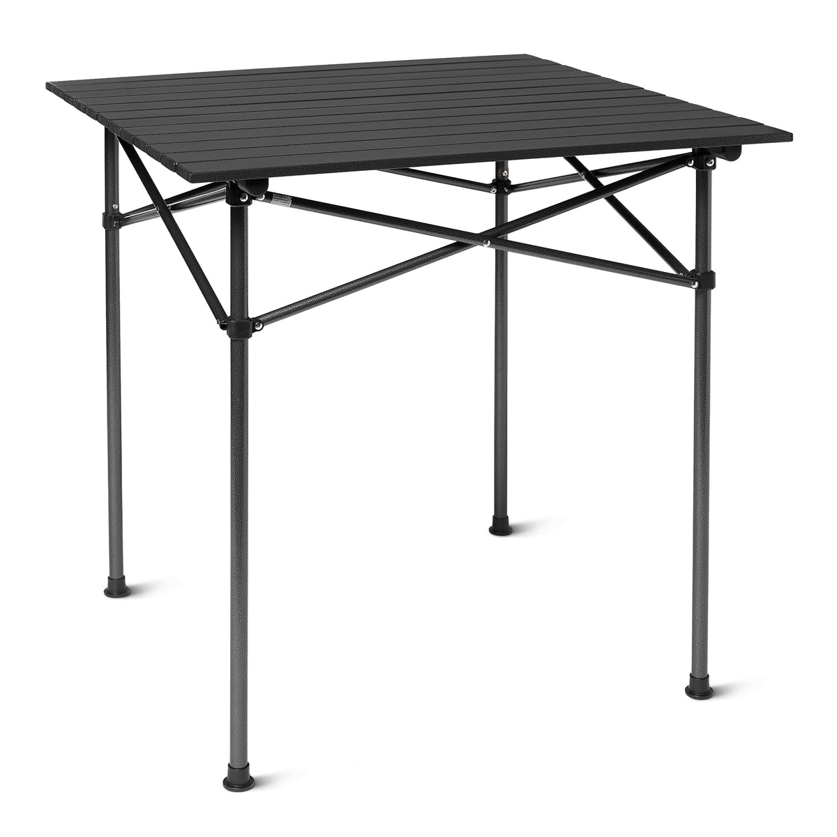 Portable Camping Table with Aluminum Roll-Up Top Z84463