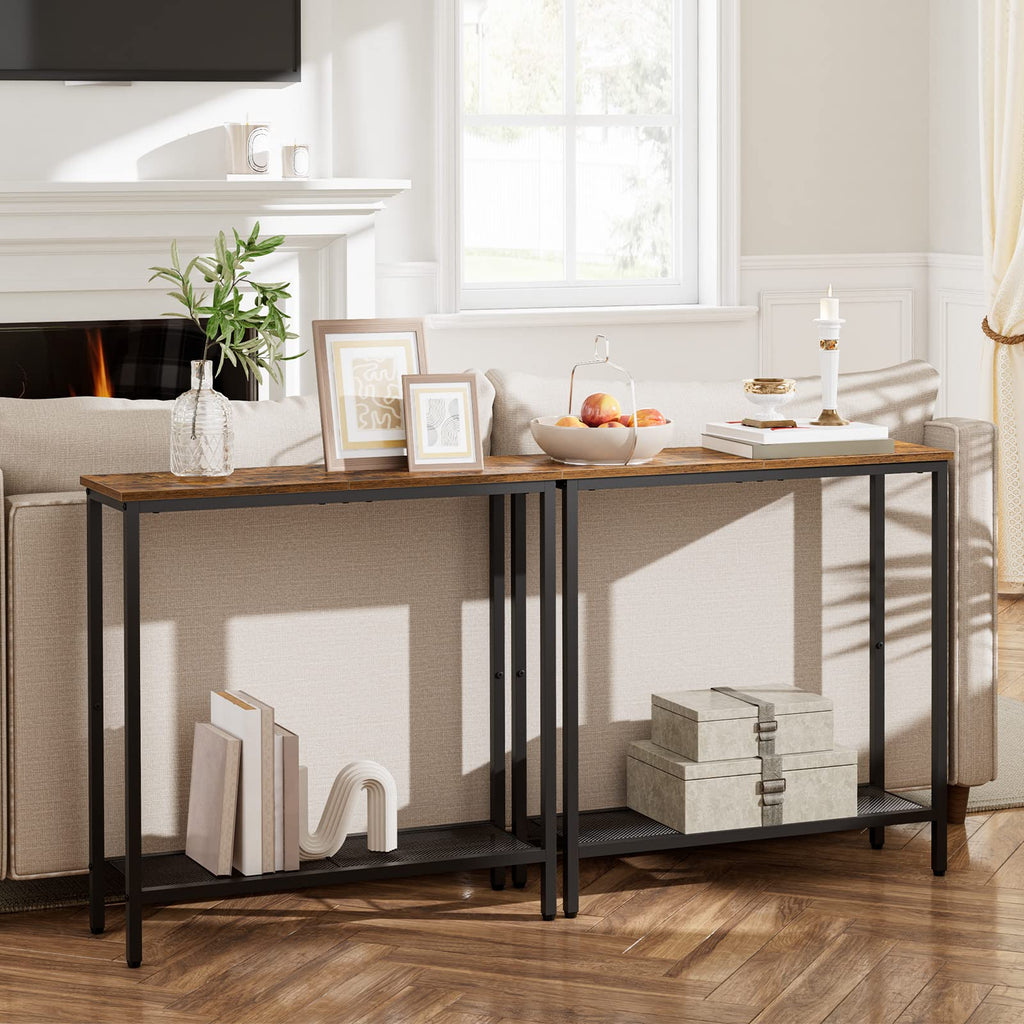 29.5" Narrow 2 Tier Console Table W83002
