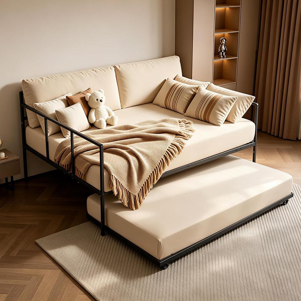 Full Size Daybed with Pop Up Trundle F1164