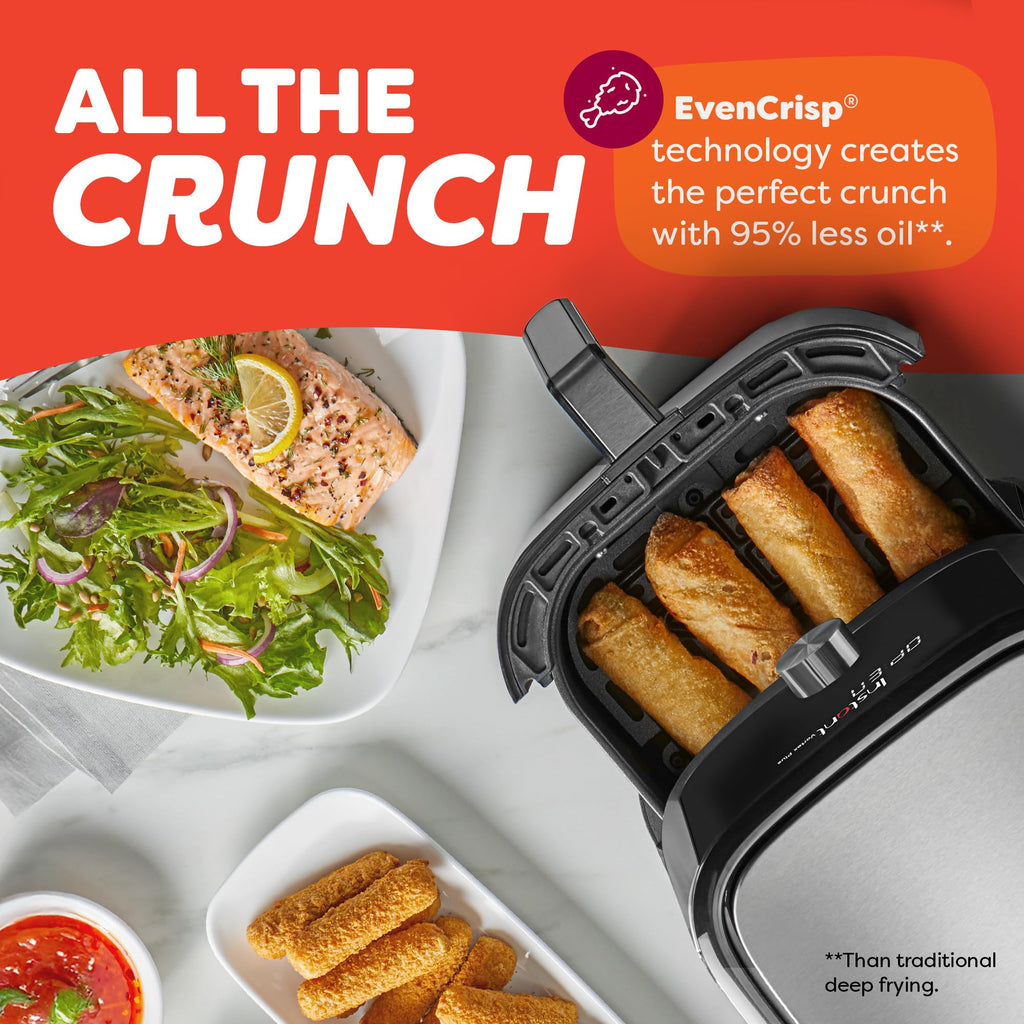 6-in-1 Stainless Steel Air Fryer Y403216