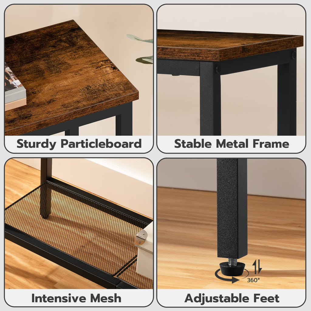 29.5" Narrow 2 Tier Console Table W83002