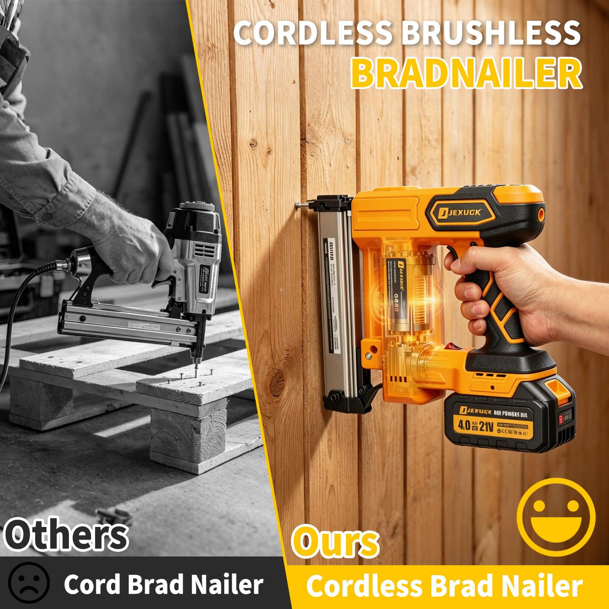 Cordless Nail Gun with Battery B37579