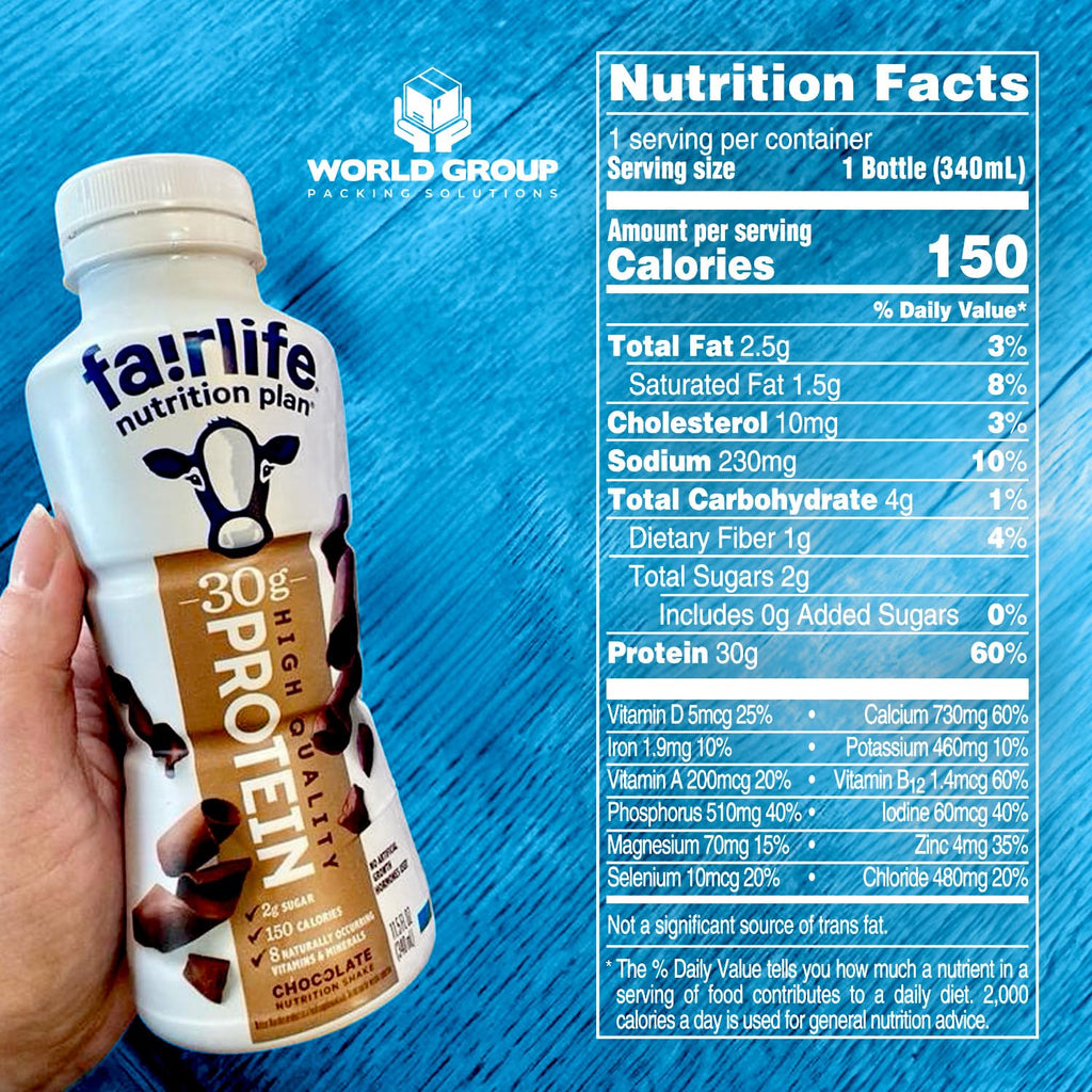 High Protein Chocolate Shake 11.5 Fl Oz (Pack of 12) D648235