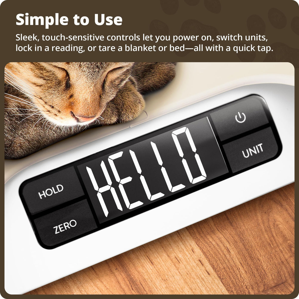 Digital Pet Scale for Cats, Dogs & Small Animals R956