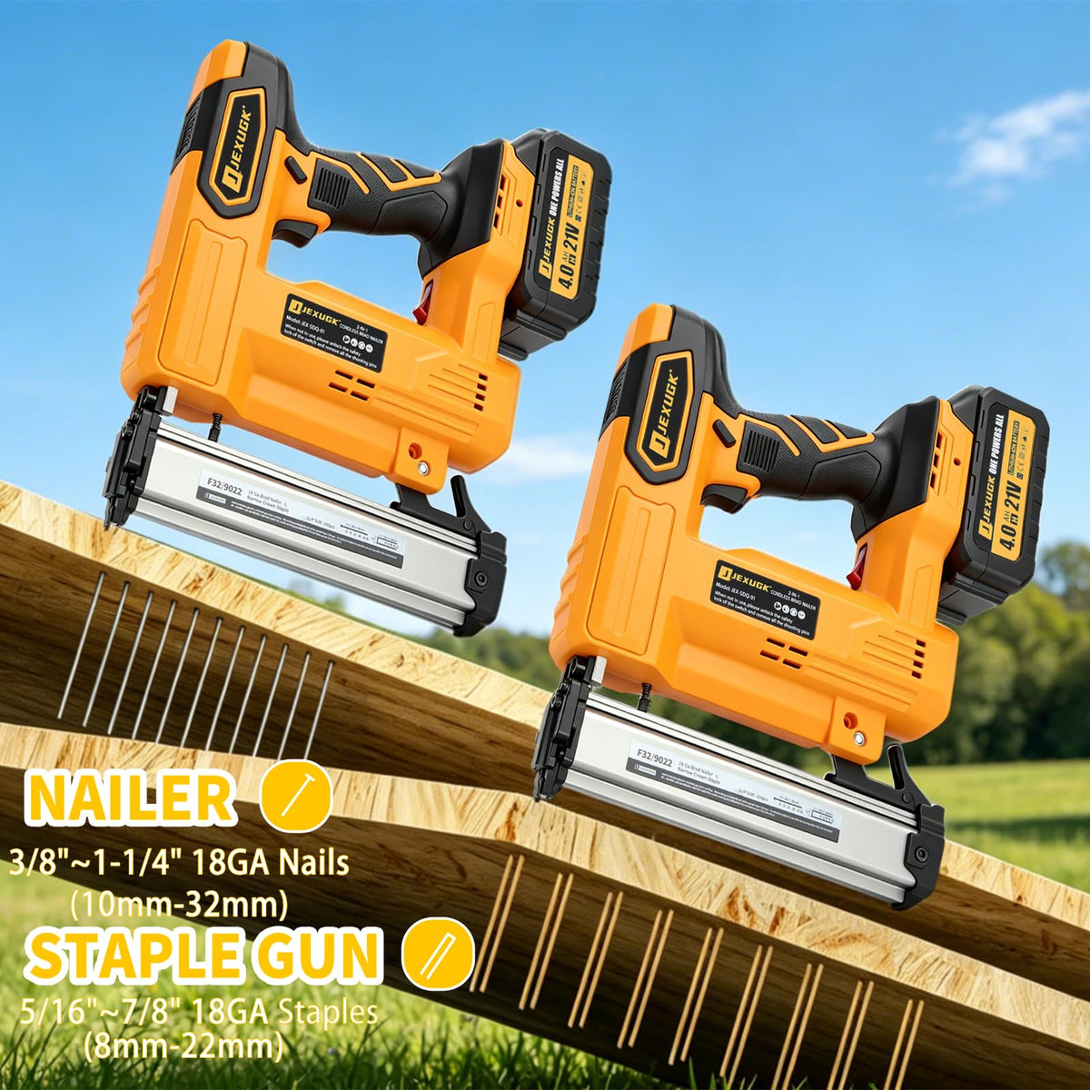 Cordless Nail Gun with Battery B37579