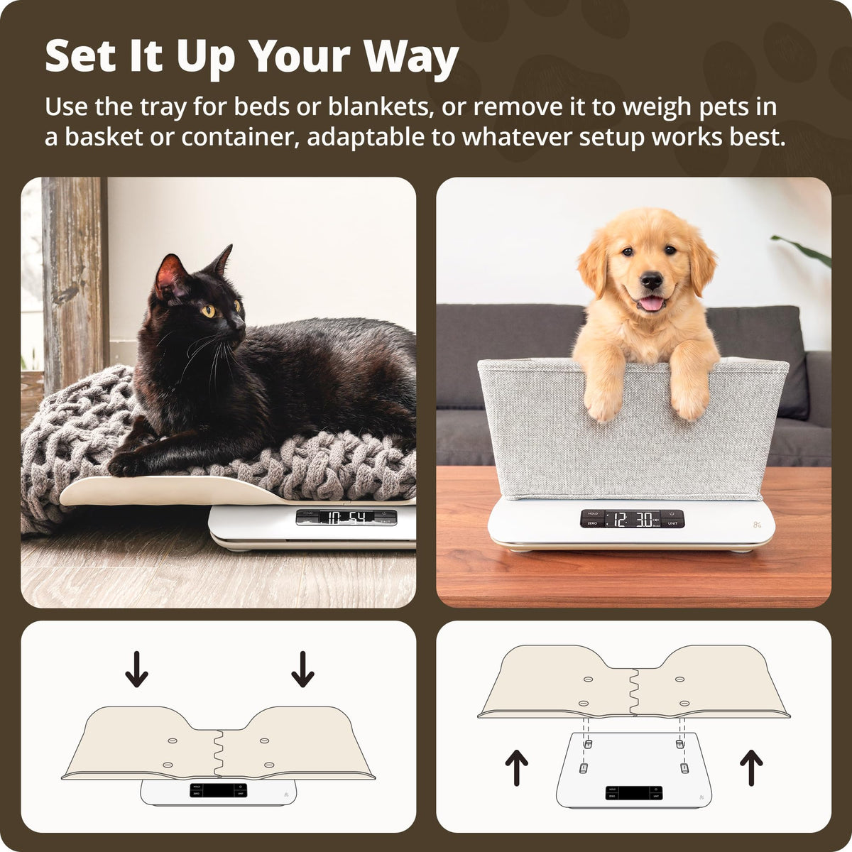 Digital Pet Scale for Cats, Dogs & Small Animals R956
