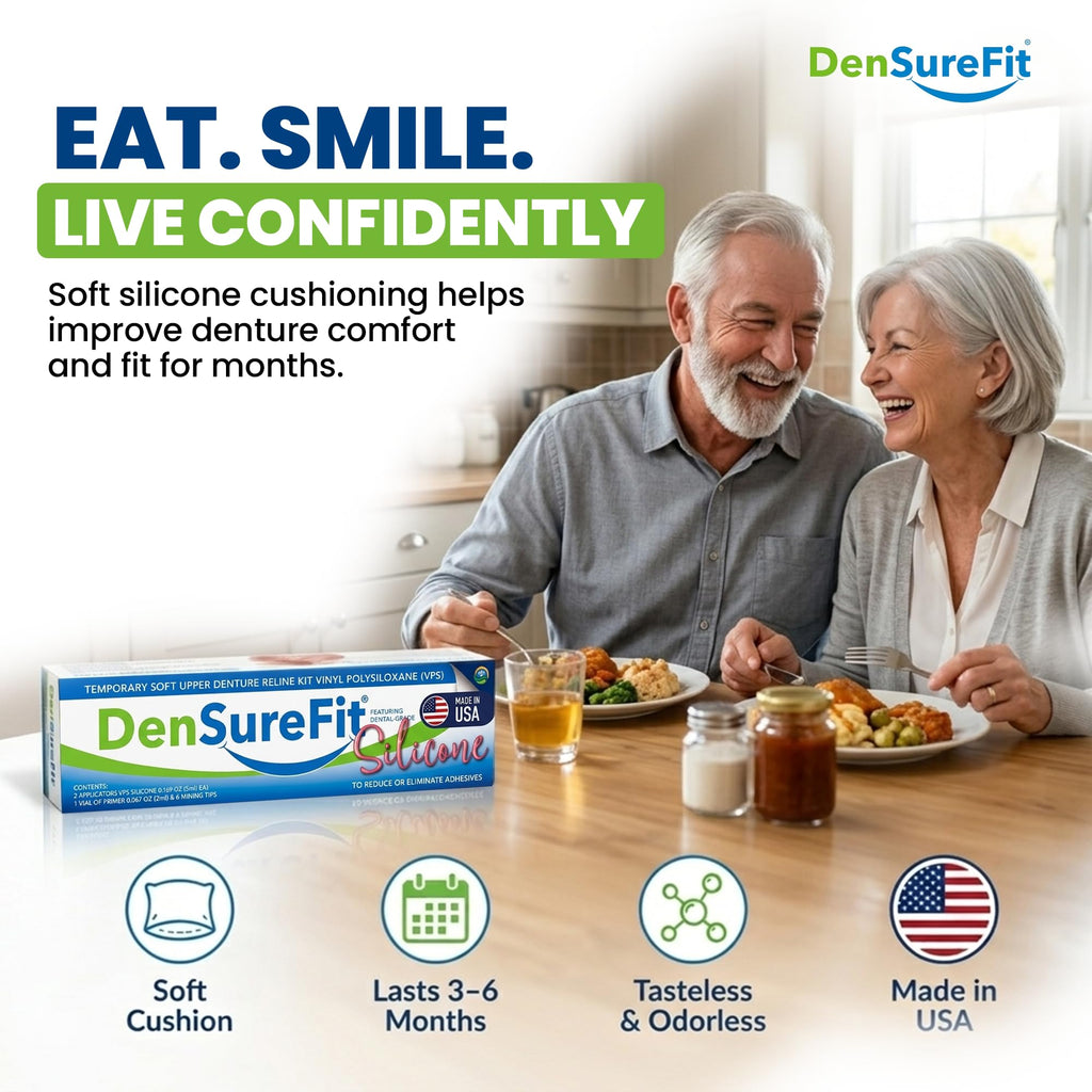 Upper Denture Reline Kit Soft Silicone Liner Y232447