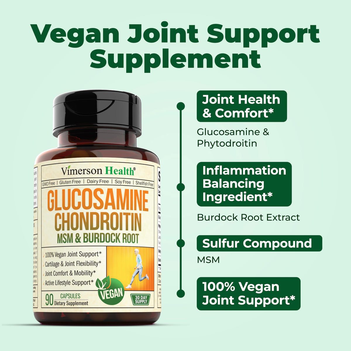 Turmeric Curcumin with Black Pepper Extract Joint Support Supplement Z920495
