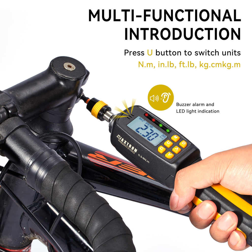 Digital Torque Screwdriver Set, 1/4" Drive, 38-Piece W364